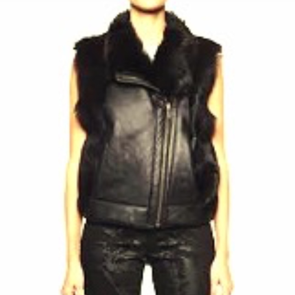 Helmut Lang Pillar Vest - Black Size P